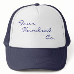 NAVY BLUE SCRIPT hats