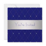 Navy Blue Silver Blue Corporate Party