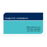 Navy blue smart student employment resume card business card templates