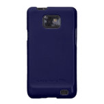 Navy Blue Solid Colour Background Droid Case Samsung Galaxy SII Case