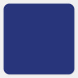 Navy Blue Square Sticker