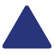 Navy Blue Triangle Sticker