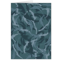 Navy Camouflage Card