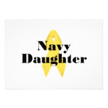 Navy Daughter Ribbon Announcement