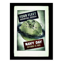 Navy Day Postcard