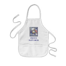 navy-eagle, PROUD NAVY MOM APRON