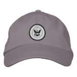 Navy embroidered hats