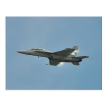 Navy FA-18 Super Hornet Postcard postcards