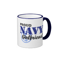 Navy Girlfriend Coffee Mugs