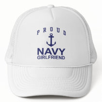 Navy Girlfriend Mesh Hat
