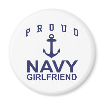 Navy Girlfriend Magnets