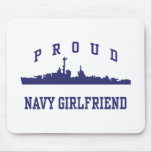 Navy Girlfriend Mousepad