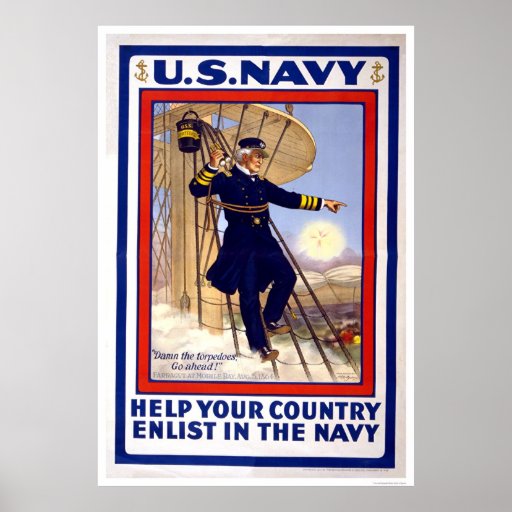 Navy - Help your country Poster