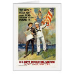 Navy needs you! Don't read history - make it! Cards