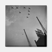 Navy Planes Fly Over Park Central Hotel NYC Refrigerator Magnets