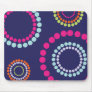 navy ripple print mouse mats
