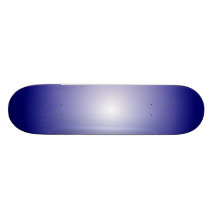 Navy & White Radial Fade Skateboard Deck