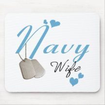 Navy Wife Mousepad