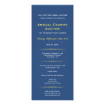 Navy yellow business gala event corporate long personalized invitation