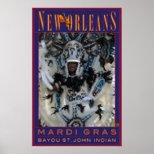 N'awlins Mardi Gras-Print