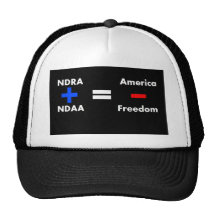 NDRA + NDAA = aucune liberté Casquettes De Camionneur