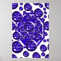 Ne buvez pas et ne conduisez pas posters