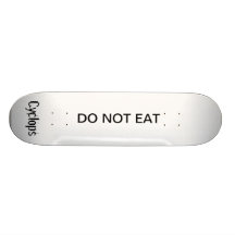 NE MANGEZ PAS PLATEAUX DE SKATEBOARDS CUSTOMISÉS