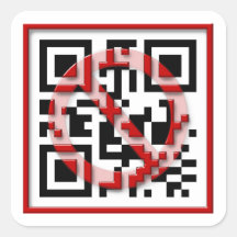Ne me balayez pas sticker carré