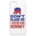 Ne me blâmez pas que j'ai voté pour Romney iPhone 5 Case