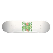 Ne pas mêler la tête de dragon vert skateboards personnalisés