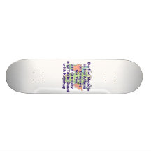 Ne pas mêler la tête pourpre de dragon skateboards personnalisables