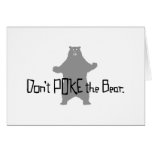 Ne poussez pas l'OURS Cartes