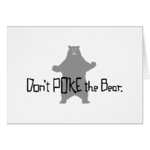 Ne poussez pas l'OURS Cartes