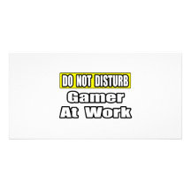 Ne touchez pas… au jeu au travail cartes avec photo