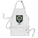 Neal Clan Crest Badge Tartan aprons