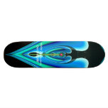 Neaon Heart  Skateboard