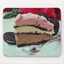 Neapolitan ice-cream pie mousepad