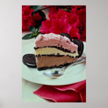 Neapolitan ice-cream pie print