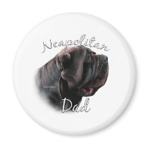 Neapolitan Mastiff Dad 2 Fridge Magnet