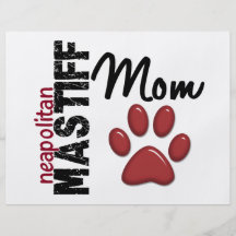 Neapolitan Mastiff Mom 2 Full Colour Flyer