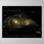 Nearly Colliding Galaxies Hubble Telescope Print