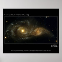 Nearly Colliding Galaxies Hubble Telescope