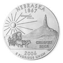 Nebraska 2006_NE_Unc Round Sticker