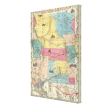 Nebraska and Kansas Canvas Print