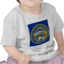 Nebraska Flag T Shirts