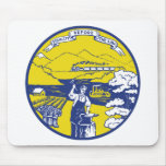 Nebraska Flag Theme 01 mousepads