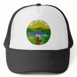 Nebraska Flag Theme 02 hats