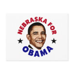 Nebraska For Obama Postcard