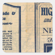 Nebraska Highway Map Sticker