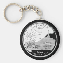 NEBRASKA KEYCHAIN
